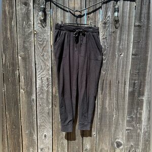 Black Soft Fleece Ugg Koolaburra Casual High Waisted Jogger Sweatpants sz Small